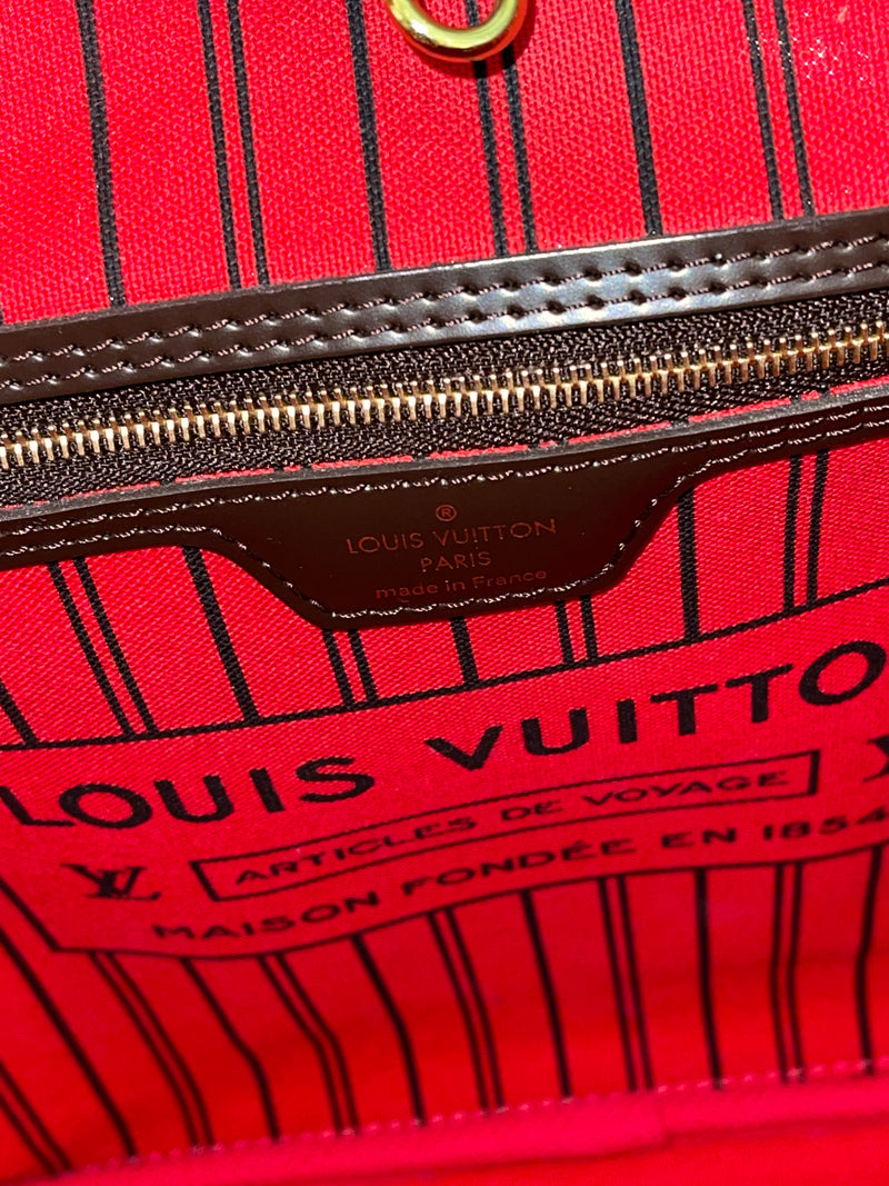 LOUIS VUITTON Damier Ebene Neverfull MM