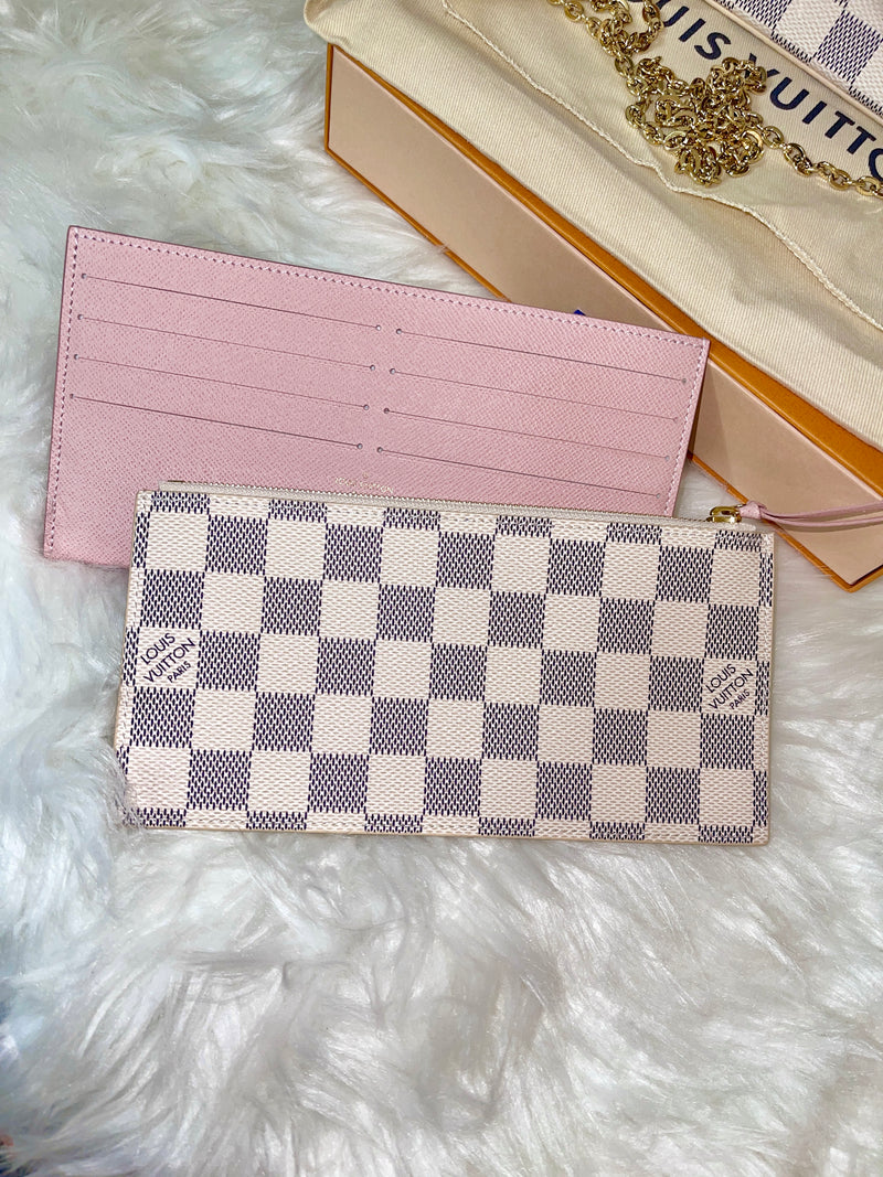 LOUIS VUITTON Pochette Félicie Damier Azur (Brand New)