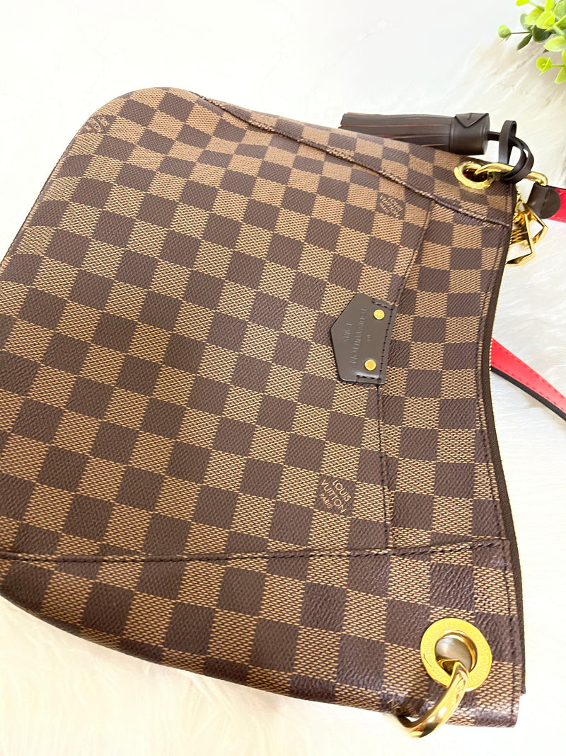 LOUIS VUITTON Damier Ebene South Bank Besace PM