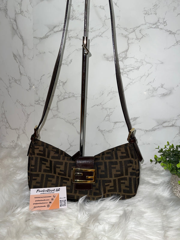 FENDI Zucca Shoulder Bag