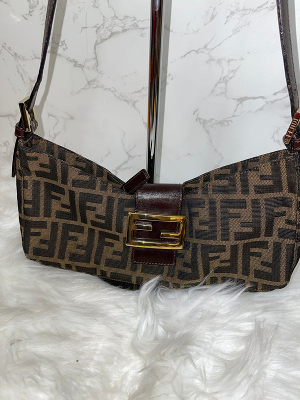 FENDI Zucca Shoulder Bag