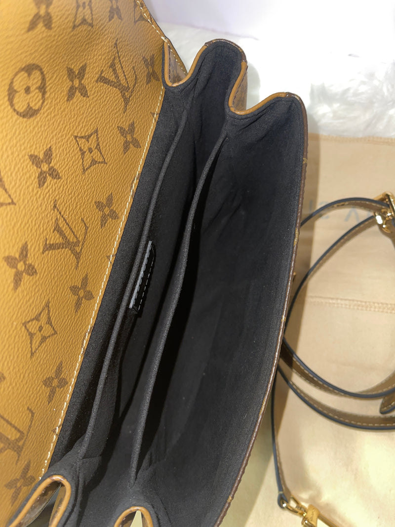 LOUIS VUITTON Monogram Reverse Canvas Pochette Metis