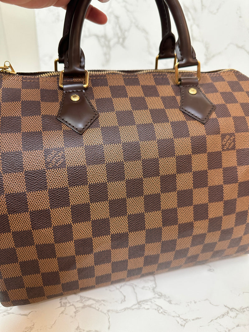 LOUIS VUITTON Damier Ebene Speedy Bandoulière 30