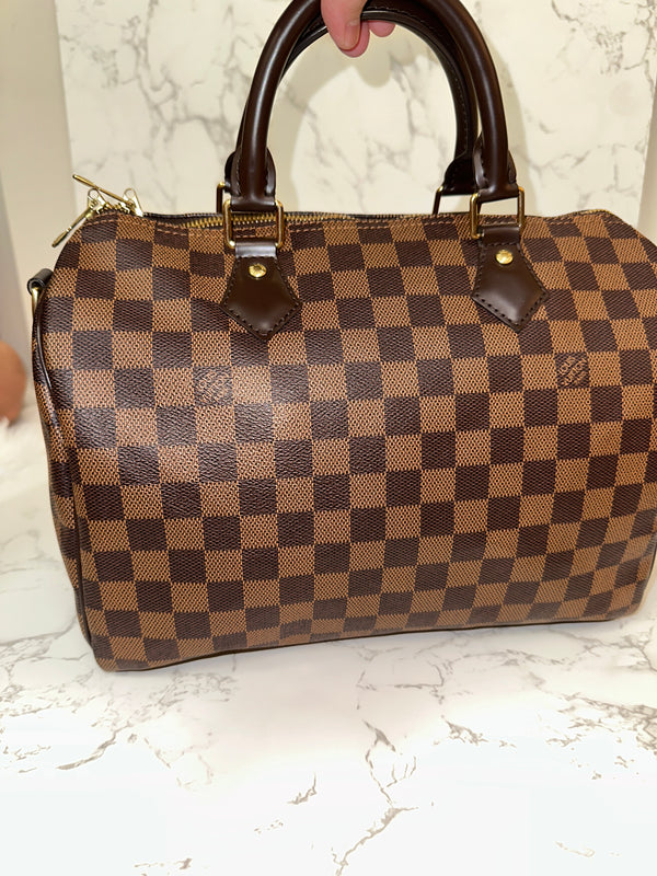 LOUIS VUITTON Damier Ebene Speedy Bandoulière 30