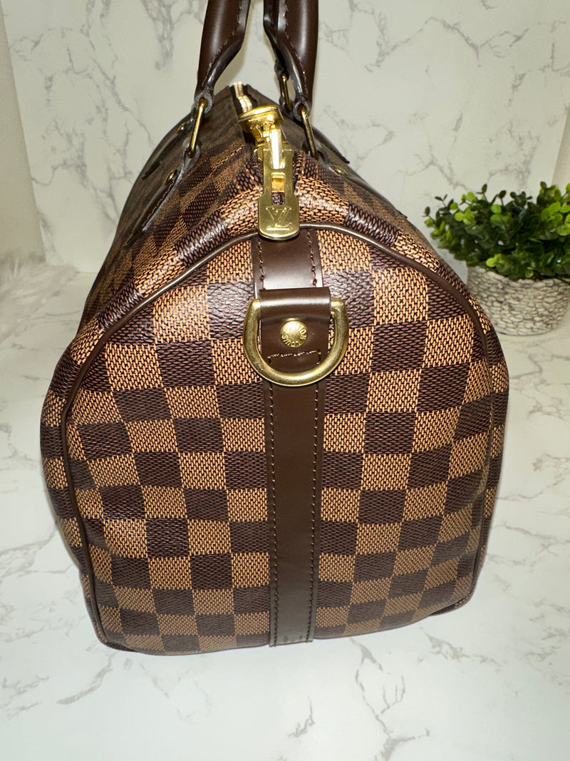 LOUIS VUITTON Damier Ebene Speedy Bandoulière 30