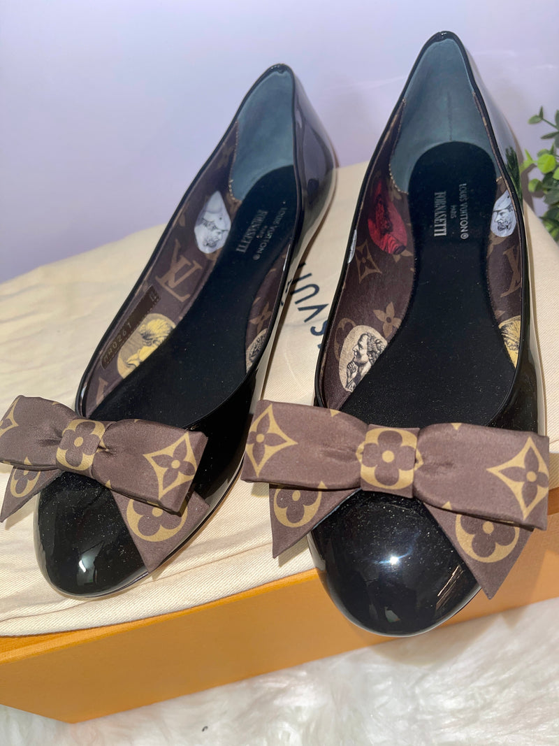 LOUIS VUITTON x FORNASETTI Popi Ballerina Shoes