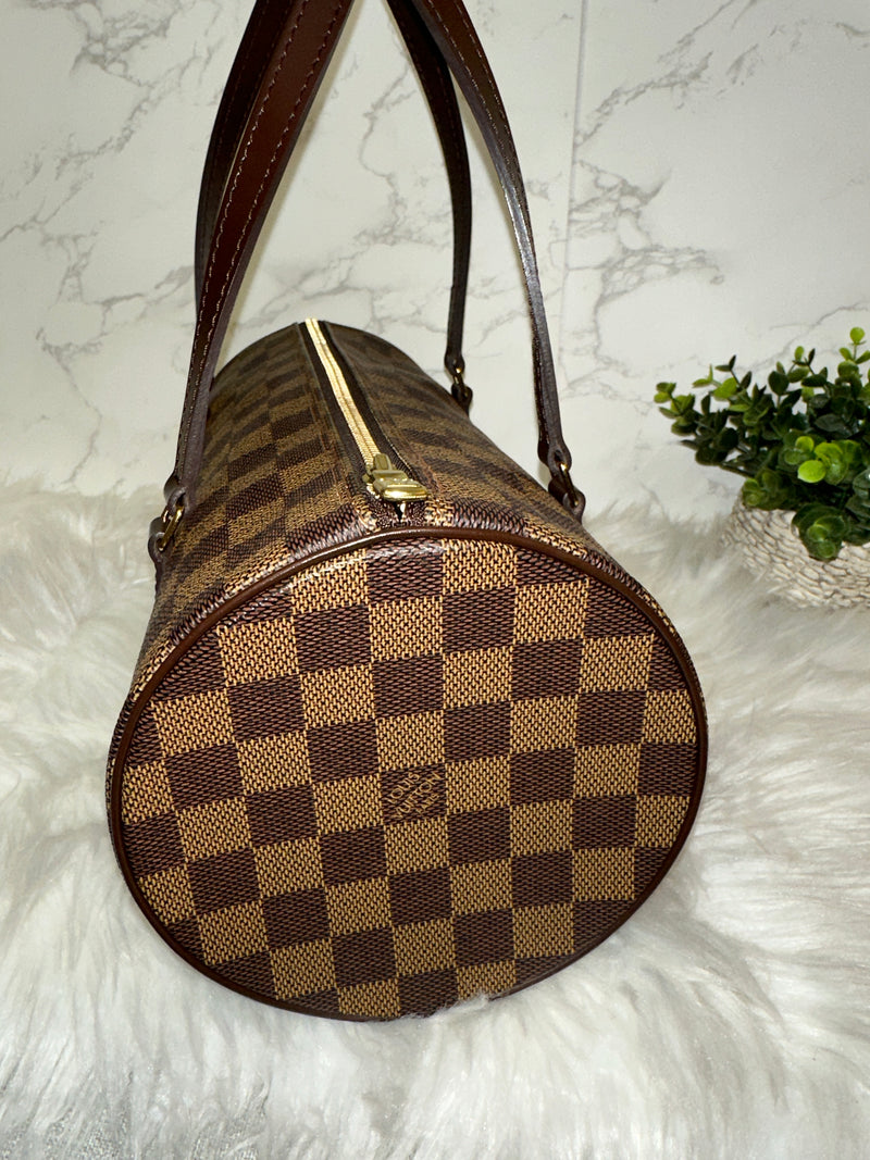 LOUIS VUITTON Damier Ebene Papillon with Baby