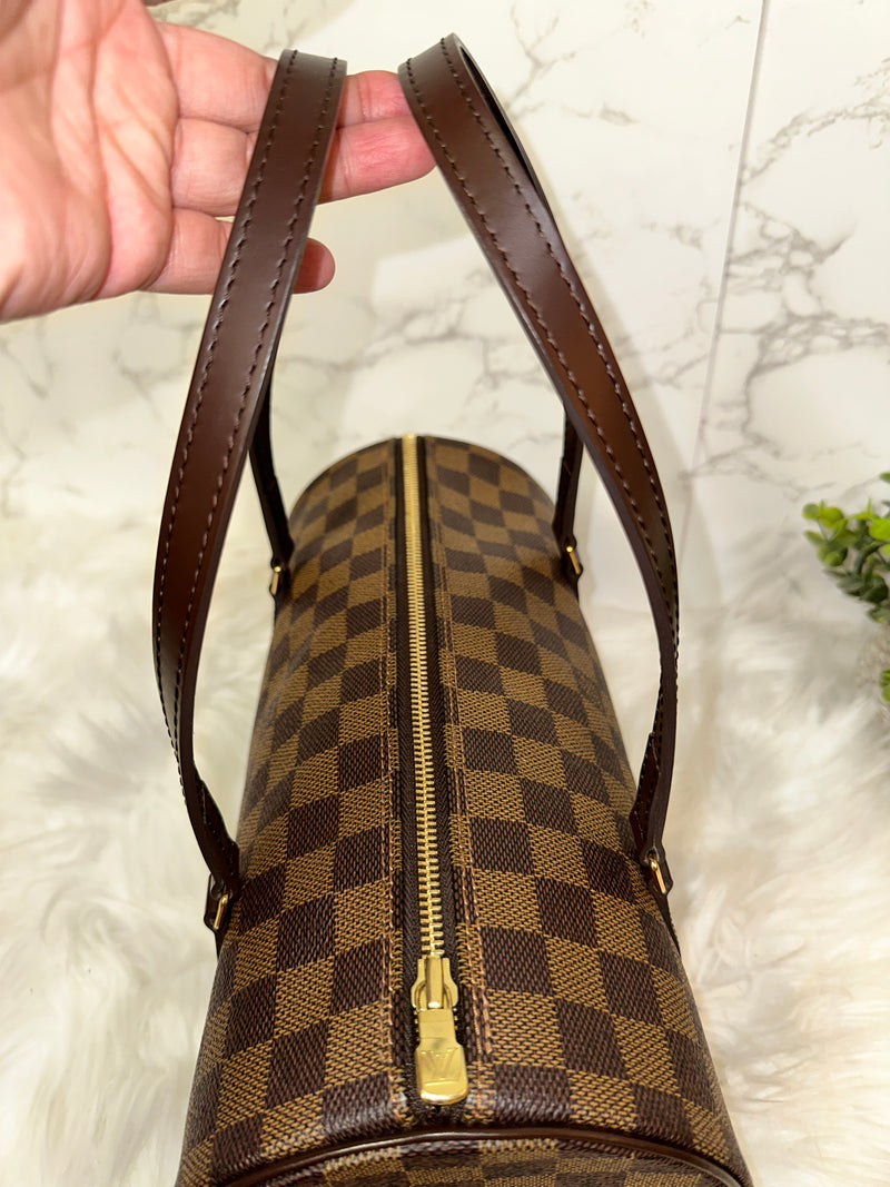 LOUIS VUITTON Damier Ebene Papillon with Baby