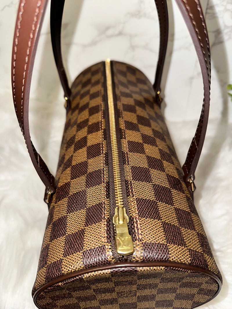 LOUIS VUITTON Damier Ebene Papillon with Baby