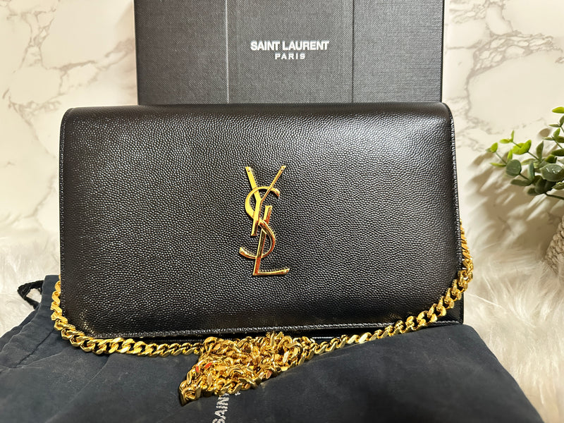 YSL Caviar Wallet On Chain PearlaaCloset LLC