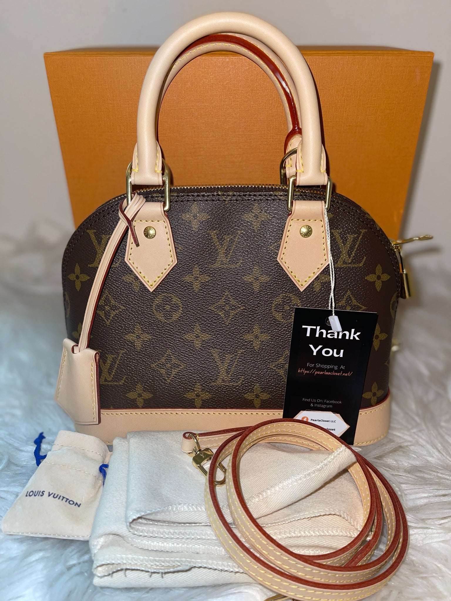 Louis Vuitton 2021 Monogram Alma BB Handle Bag - Brown Handle Bags