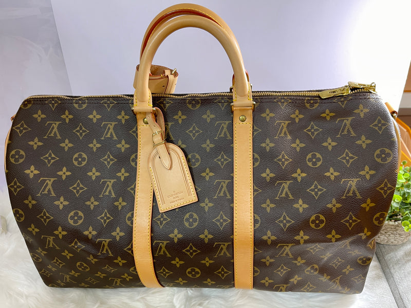 LOUIS VUITTON Keepall Bandouliere 50 Monogram