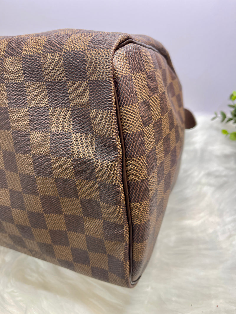 LOUIS VUITTON Damier Ebene Speedy 35