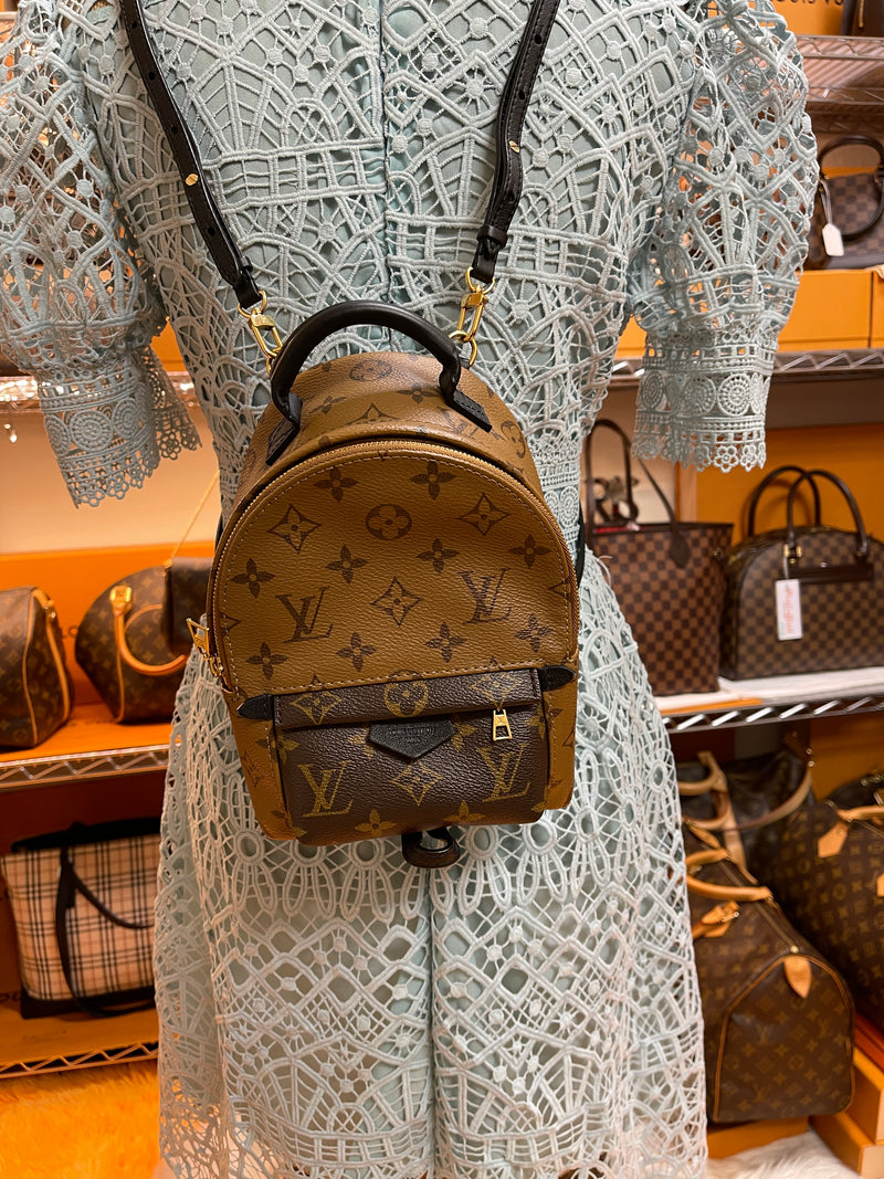 LOUIS VUITTON Palm Springs Reverse Monogram Mini