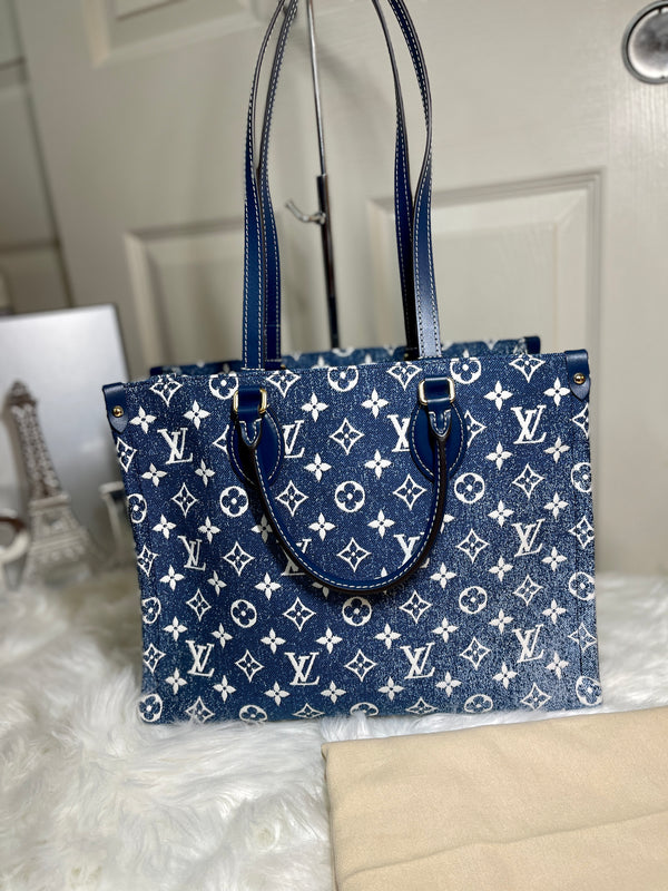 Louis Vuitton Onthego MM Denim