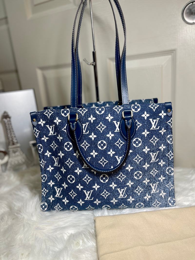 Louis Vuitton Onthego MM Denim