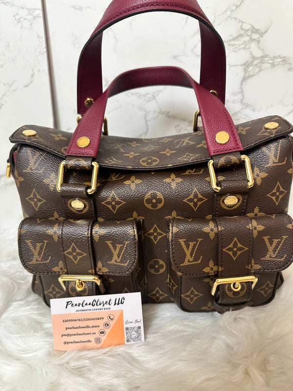 Louis Vuitton Manhattan Burgandy limited edition