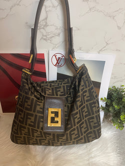 Fendi Zucca shoulder bag